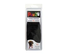 Pawz - Šuns batai XXXS 2,5 cm juodi 12 vnt. - (278092)