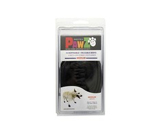 Pawz - Šuns batai M 7,6 cm juodi 12 vnt. - (278096)