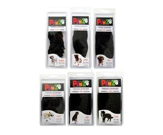 Pawz - Šuns batai M 7,6 cm juodi 12 vnt. - (278096)