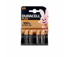 "Duracell Plus Power Lr06" baterijų pakuotė X 4 vienetai