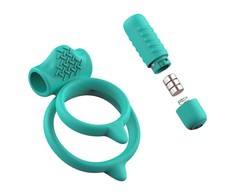 B Swish - bcharmed Basic Plus Dual Cock Ring Sea Foam