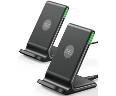 INIU belaidis įkroviklis-stovas Qi 15 W su USB-C jungtimi, 2 vnt., WI-211