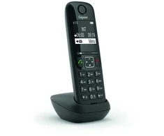 Gigaset Gigaset AS690HX fiksuotojo ryšio telefonas Analoginis/DECT telefonas Skambintojo vardas ir identifikavimas Juoda