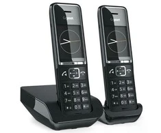 Belaidis Telefonas - Gigaset Comfort 550 Duo TFT Ekranas, 200 Kontaktų, Juodas Chromas
