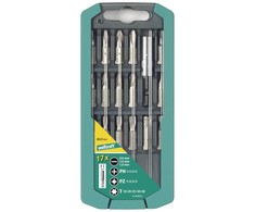 Grąžtas Sukimo antgalių komplektas Wolfcraft 8633000; 17 vnt.