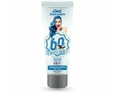 plaukų dažai Hairgum Sixty's Plaukų spalva Flash Mėlyna