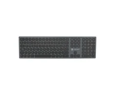 NATEC NKL-1830 klaviatūra Universalus RD belaidis ryšys + „Bluetooth“ QWERTY Ispanas Juoda, Pilka