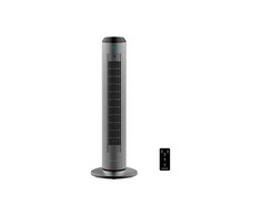 Ventiliatorius Cecotec EnergySilence 8190 Skyline Ionic | Tower Fan | Stand Fan | 60 W | Diameter 29 cm | Greičių skaičius 3 | Oscillation | Timer | Remote control | Pilkas
