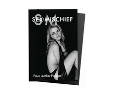 Sex&amp;Mischief S&amp;M - Juodas Faux Leather Flogger