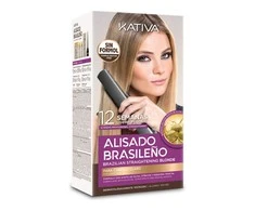 Kativa Brazilian Straightening Skirtas šviesiems plaukams plaukų tiesinimo priemonė šviesiem plaukam