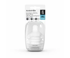 Suavinex Fiziologinis čiulptukas L Flow Silikonas 2 vienetai