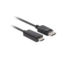 Lanberg | DisplayPort į HDMI kabelis | CA-DPHD-11CC-0050-BK | DisplayPort kištukas | HDMI kištukas | DP į HDMI | 5 m