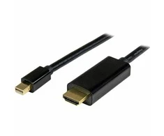 Kabelis DisplayPort į HDMI Startech MDP2HDMM1MB 4K Ultra HD Juodas 1 m