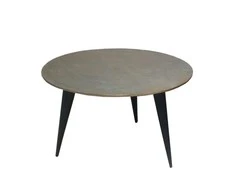 Bigbuy Home Centrinis stalas 80 x 80 x 50 cm Aliuminis
