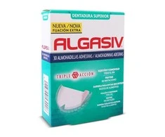 "Algasiv" dantų protezų fiksatorius, užplombuojantis 30 viršutinių dalių