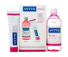 "Vitis Pack" dantenų pasta 100ml + burnos skalavimo skystis 500ml