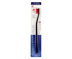 Swissdent Profi Colours Dantų šepetėlis Juodas - Raudona dantų šepetėlis