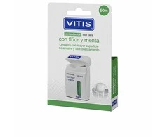"Vitis" dantų juosta su fluoru ir mėtomis 2x50 m