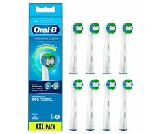 Oral-B | Replaceable dantų šepetėlio galvutės | Refill CleanMaximiser Precision Clean | Heads | Suaugusiems | Šepetėlių skaičius galvutės įeina 8 | Baltas