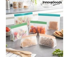 InnovaGoods Rinkinys hermetycznych torebek daugkartinio naudojimo Zags 6 vnt