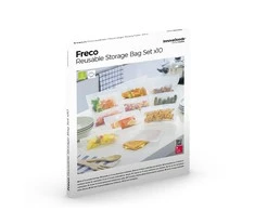 Daugkartinio naudojimo maisto maišelių rinkinys Freco InnovaGoods 10 Dalys