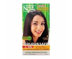 Naturaleza Y Vida Coloursafe Permanent Color 4 Brown 150ml Plaukų dažai