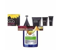 Garnier Olia Permanent Coloring 1,0 Juodas Ebony plaukų dažai