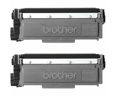 BROTHER TN2320 DVIPAKO PAKUOTI Juodas TONERIAI (BK = 2600 PUSLAPIAI/KASETĖ)