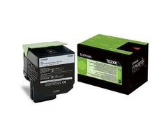 Lexmark 702XK Cartridge, Juodas