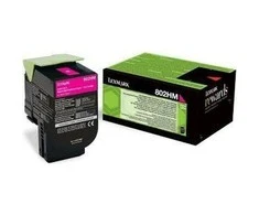 Lexmark 80C2HM0 kasetė, purpurinė, 3000 puslapių