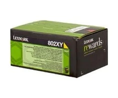 Lexmark 802YX (80C2XY0) Return, geltona kasetė