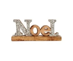 Krist+ Dekoratyvinė figūrėlė Noel Blizgučiai Medžio (6,5 x 10 x 25 cm)