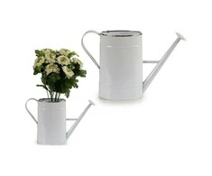 Ibergarden Laistytuvo formos vazono dangtelis, metalinis, baltas, aukštis 24 cm