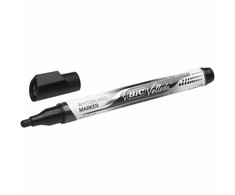 Bic Žymeklis baltai lentai Velleda Liquid Ink 2,2-4,2 mm, juodas, pakuotėje 12 vnt.