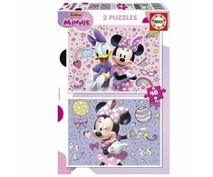 Educa Dėlionė 2x48 Minnie Mouse