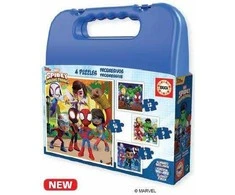 Dėlionė Educa – galvosūkis -6-9-12-16 Spidey &amp; His Amazing Friends (80-19580)