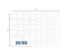 Clementoni Dėlionė 2x60 vnt. - Raya