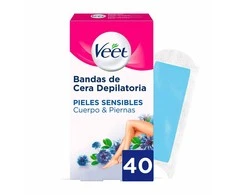 depiliacinio vaško juostelės Veet C Cold Cold H Pure Sensitive Skin 40 vnt