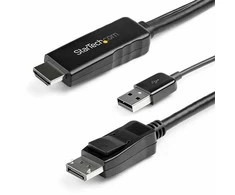 DisplayPort - HDMI adapteris Startech HD2DPMM3M 3 m Juodas