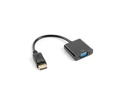 LANBERG AD-0002-BK adapter Displayport 1.1->VGA cable juodas