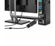 AV adapteris StarTech Rodyti Uostas - D-Sub (VGA) juoda (DP2VGA)