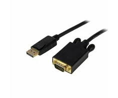 DisplayPort - VGA adapteris Startech DP2VGAMM10B 3 m Juodas