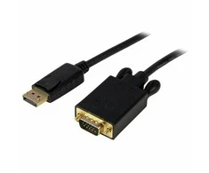 Kabelis StarTech D- Sub (VGA) 1.8m Juodas (DP2VGAMM6B)