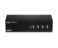 TRENDnet komutatorius Trendnet TK-440DP KVM komutatorius, juodas, sidabrinis