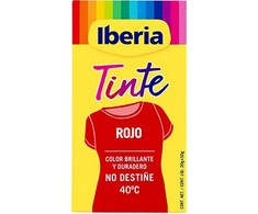 "Iberia" neblunkantys drabužių dažai 40 Raudona 70g