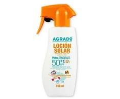 Agrado Sun Lotion Spf50 Kids Apsauginis losjonas nuo saulės vaikams