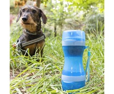 Du viename butelis su vandens ir maisto skyriais gyvūnams Pettap InnovaGoods