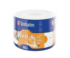 Verbatim DVD-R 4.7 GB 16x 50 vnt (43793)