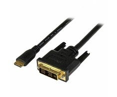 Kabelis StarTech HDMI Mini - DVI-D 1m juoda (HDCDVIMM1M)