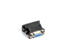 LANBERG AD-0012-BK Lanberg adapter DVI-I(M)(24+5) Dual Link->VGA(15F)